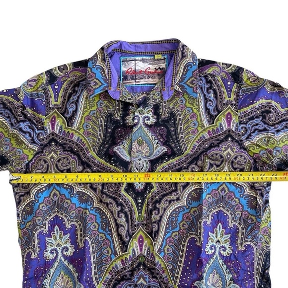 Robert Graham Virgil Button Up Shirt - Psychedelic / Paisley Print - Size Large - Picture 9 of 12
